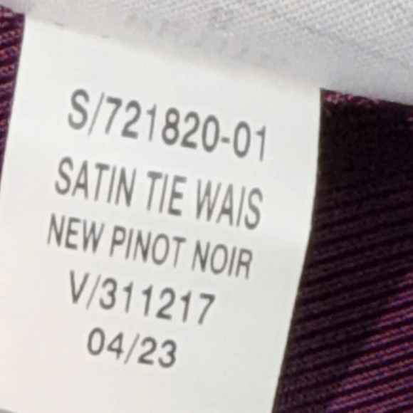 Banana Republic Womens Pant Suit Set 8 Petite Purple Satin Wide Leg Blazer NWT - Picture 8 of 11